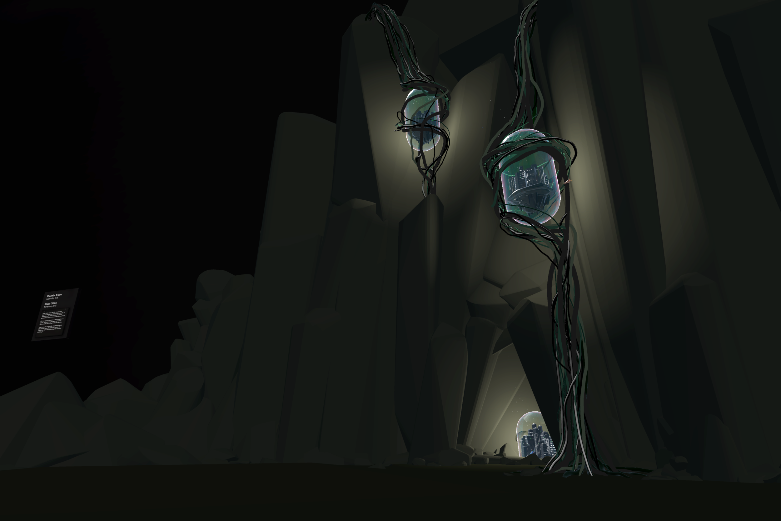 Glass Cities (2018) by Michelle Brown in Tilt Brush