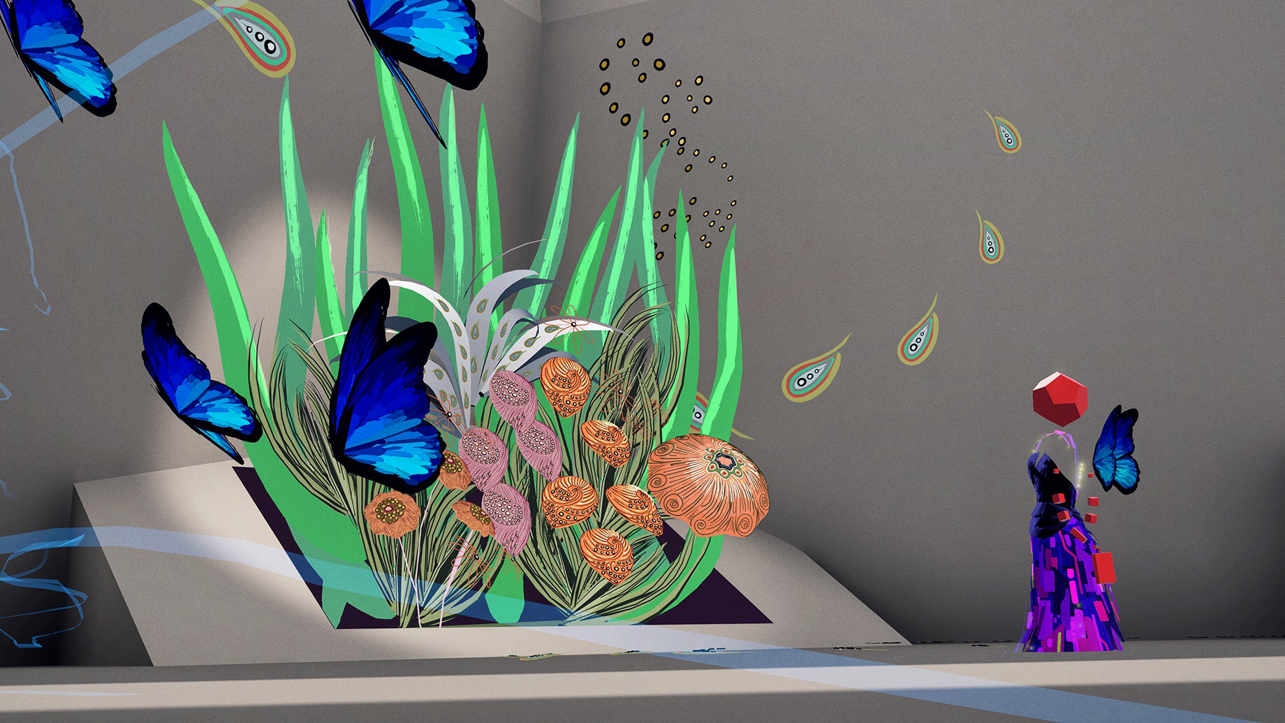 Lignes de Fleurs ( 2019) by Sabby Lighf